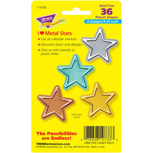 **Mini Accents Metal Stars